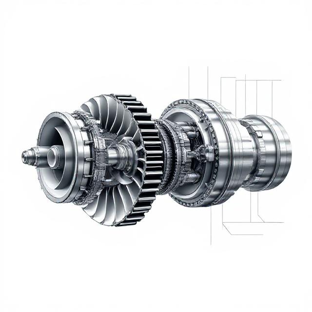 A detailed list of small turbojet engine parts and precautions